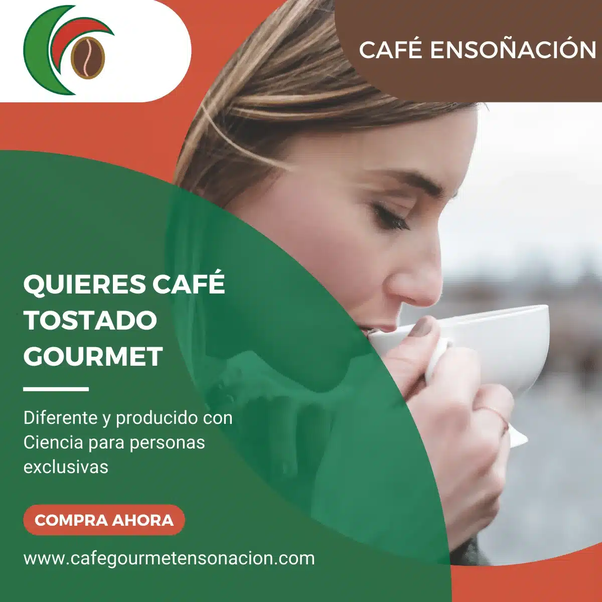 imagen mujer tomando café Ensoñación