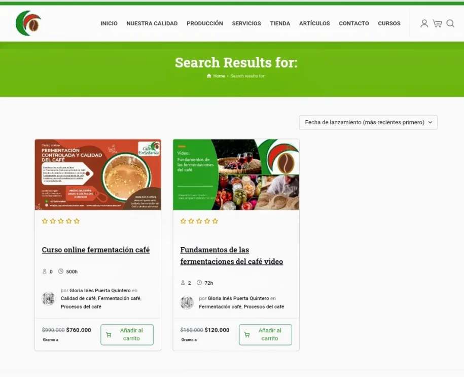 imagen instructivo registro y pago cursos online cafe en café Ensoñacion gourmet