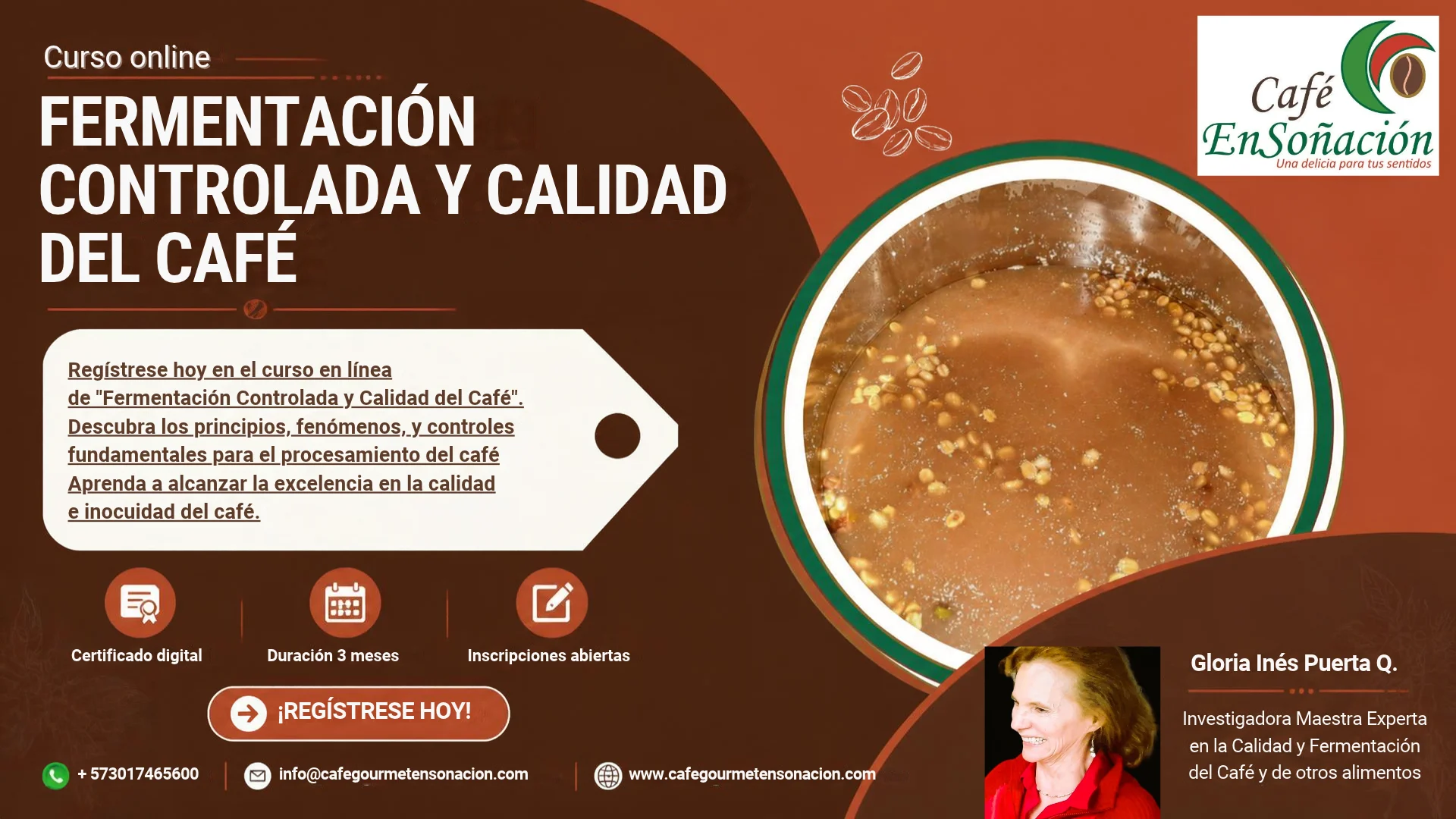 Curso online fermentación café